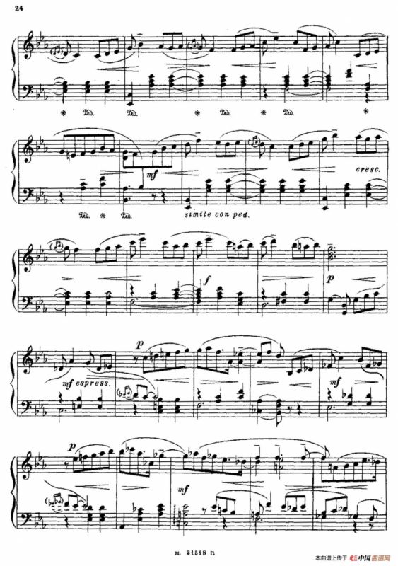 The Red Poppy Op.70（芭蕾舞剧《红罂粟》钢琴独奏版·6）