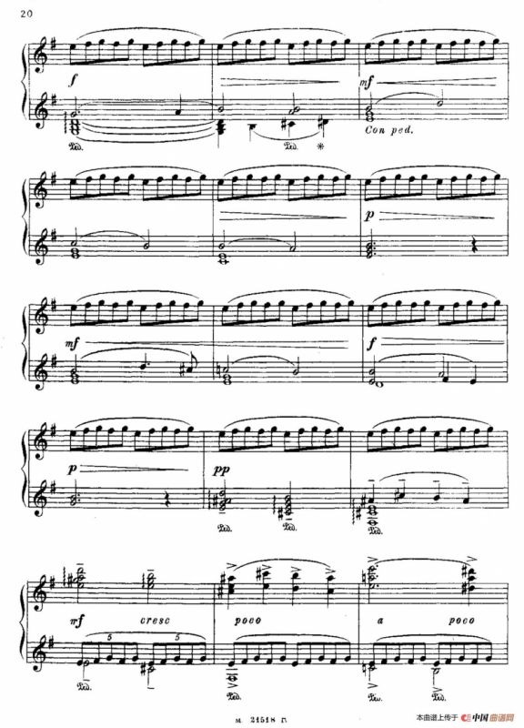 The Red Poppy Op.70（芭蕾舞剧《红罂粟》钢琴独奏版·5）