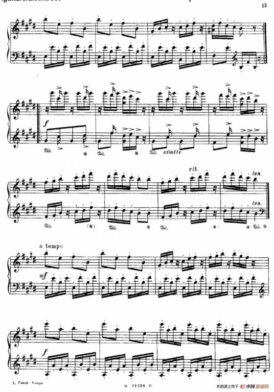 The Red Poppy Op.70（芭蕾舞剧《红罂粟》钢琴独奏版·3）