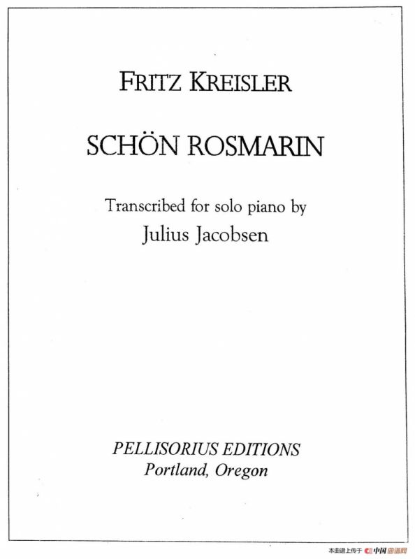 Schon Rosmarin（美丽的罗斯玛琳）