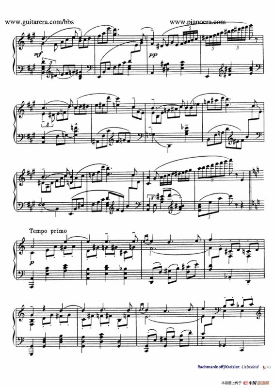 Liebesleid（爱的忧伤）（钢琴独奏版）