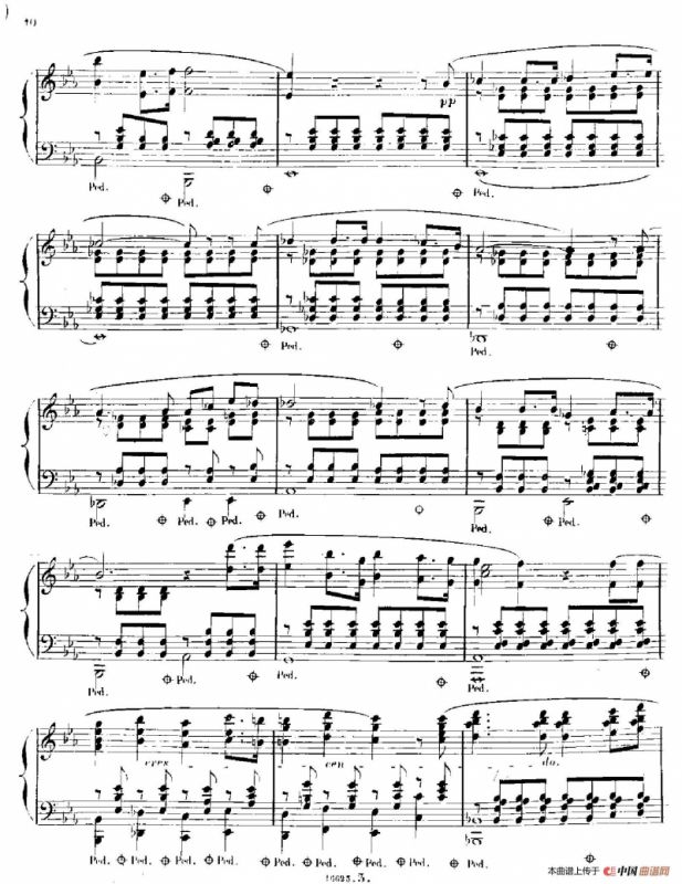 3 Romances Sans Paroles（3首无词浪漫曲·3. 夜晚）