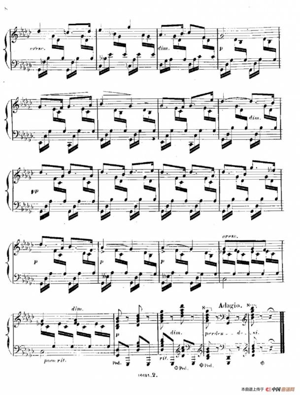 3 Romances Sans Paroles（3首无词浪漫曲 ·2. 小溪）