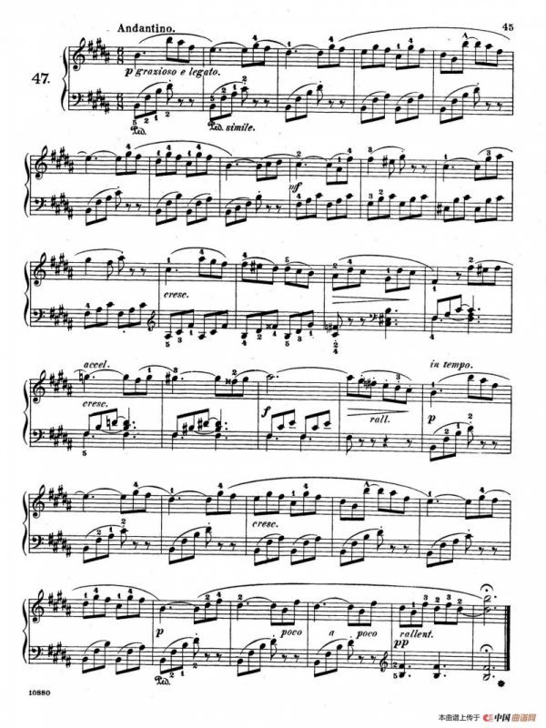 Etudes Enfantines Op.37（儿童钢琴练习曲 第46——50首）