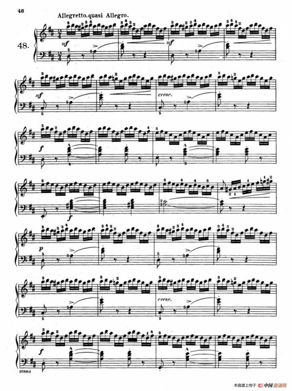 Etudes Enfantines Op.37（儿童钢琴练习曲 第46——50首）
