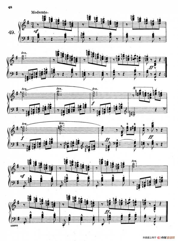 Etudes Enfantines Op.37（儿童钢琴练习曲 第46——50首）