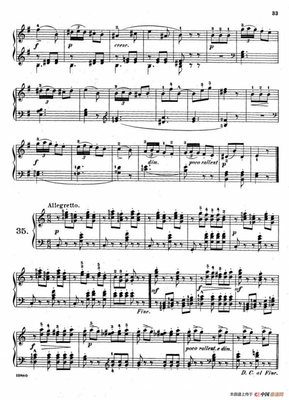 Etudes Enfantines Op.37（儿童钢琴练习曲 第31——39首）
