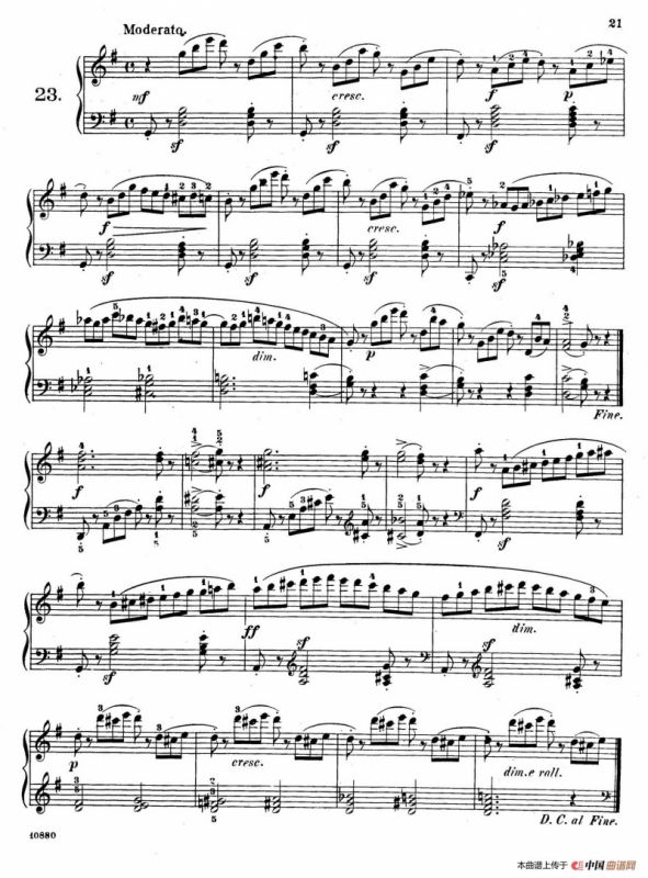 Etudes Enfantines Op.37（儿童钢琴练习曲 第21——25首）