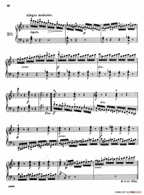 Etudes Enfantines Op.37（儿童钢琴练习曲 第15——20首）