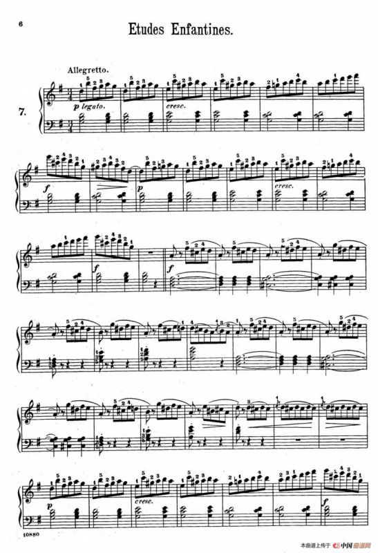 Etudes Enfantines Op.37（儿童钢琴练习曲 第7——10首）