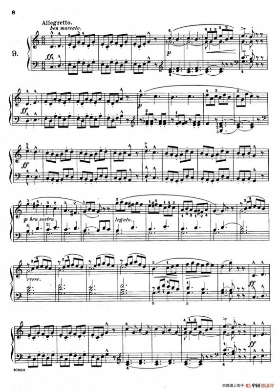 Etudes Enfantines Op.37（儿童钢琴练习曲 第7——10首）