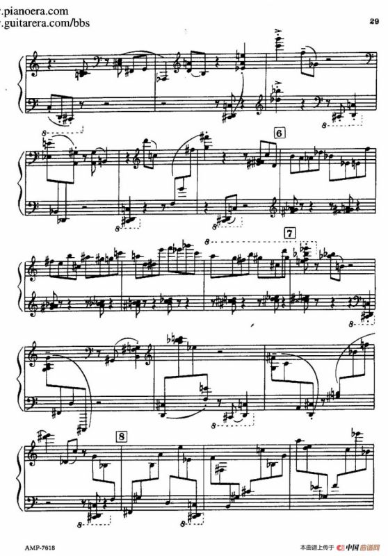 Piano Sonata（钢琴奏鸣曲· 第三乐章）