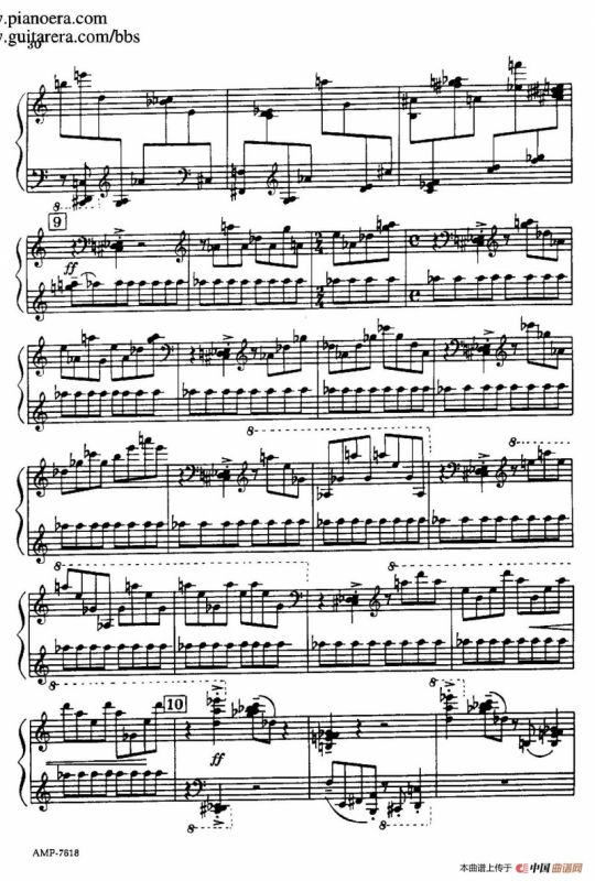 Piano Sonata（钢琴奏鸣曲· 第三乐章）