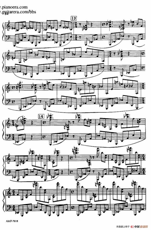 Piano Sonata（钢琴奏鸣曲· 第三乐章）