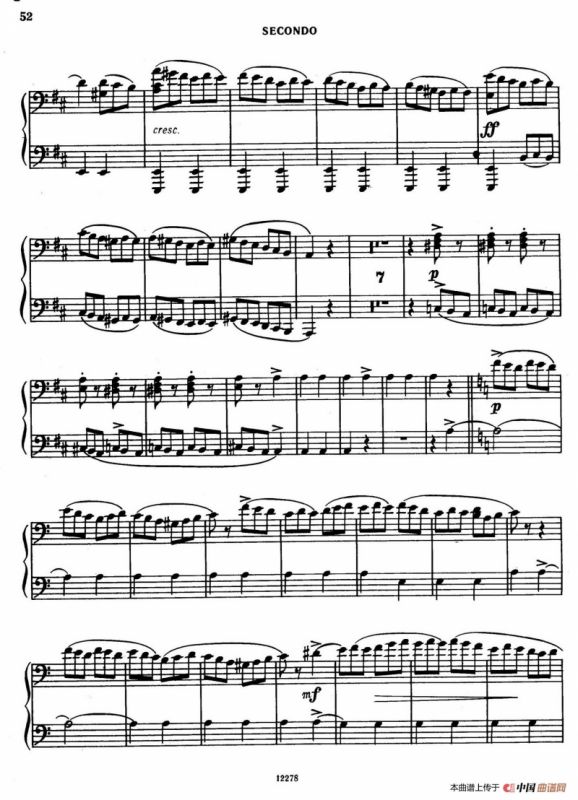 Tarantella in D Major（D大调塔兰泰拉舞曲·四手联弹）