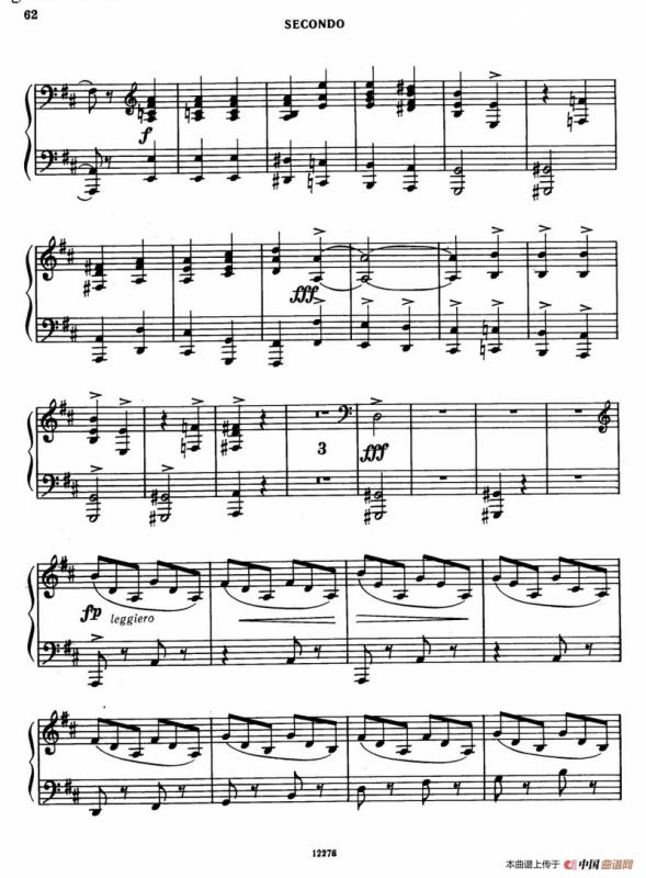 Tarantella in D Major（D大调塔兰泰拉舞曲·四手联弹）