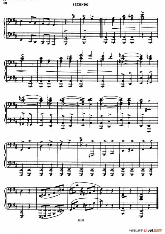 Tarantella in D Major（D大调塔兰泰拉舞曲·四手联弹）