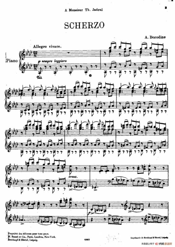 Scherzo in A-flat Major（降A大调谐谑曲）