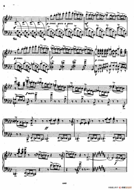 Scherzo in A-flat Major（降A大调谐谑曲）