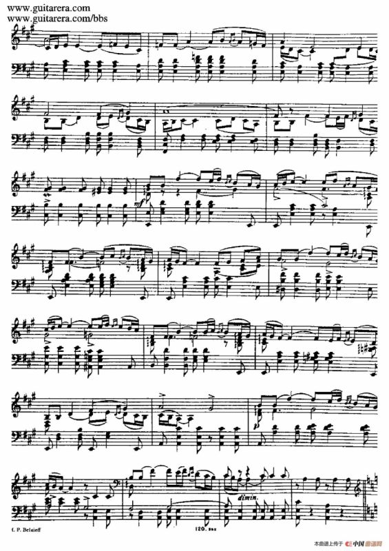 波罗维茨舞曲 （根据歌剧《伊戈尔王子》同名女声合唱改编）