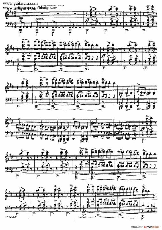 波罗维茨舞曲 （根据歌剧《伊戈尔王子》同名女声合唱改编）