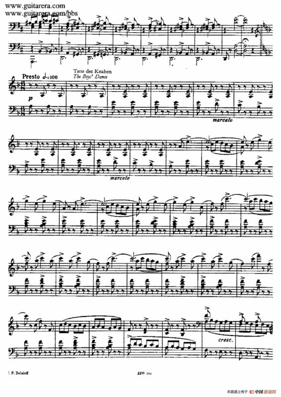 波罗维茨舞曲 （根据歌剧《伊戈尔王子》同名女声合唱改编）