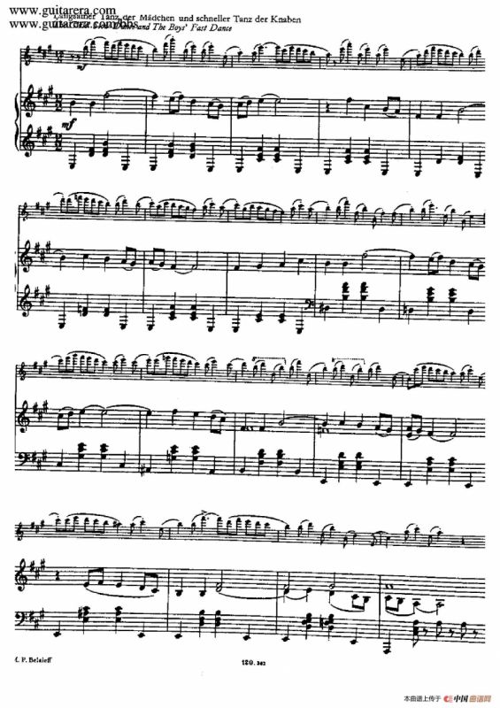 波罗维茨舞曲 （根据歌剧《伊戈尔王子》同名女声合唱改编）