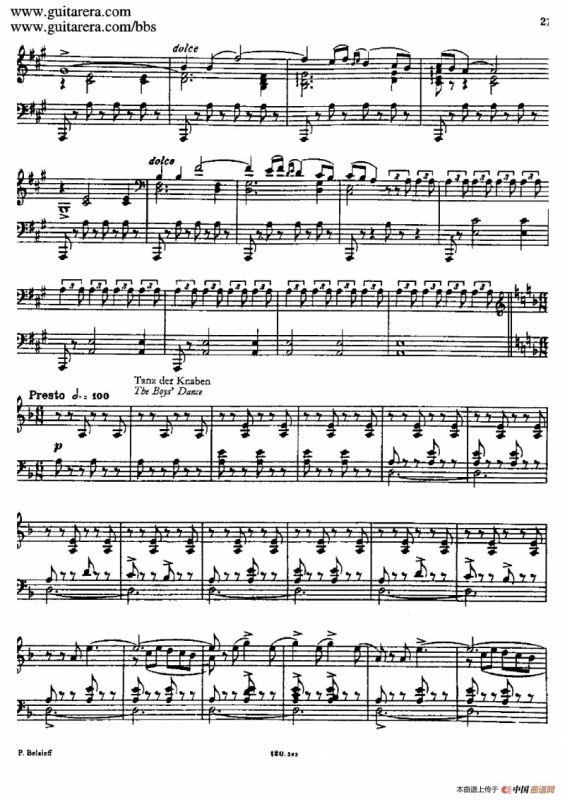 波罗维茨舞曲 （根据歌剧《伊戈尔王子》同名女声合唱改编）