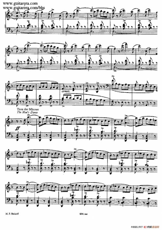 波罗维茨舞曲 （根据歌剧《伊戈尔王子》同名女声合唱改编）