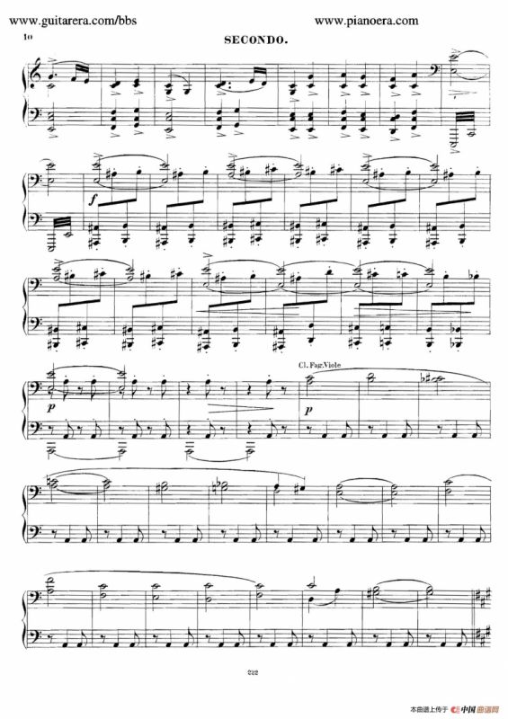 In the Steppes of Central Asia（在中亚细亚草原上·四手联弹版）