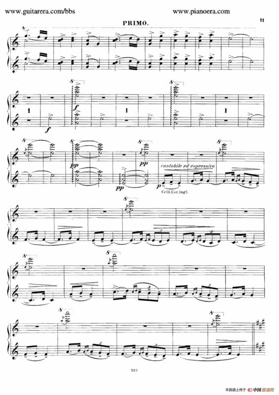 In the Steppes of Central Asia（在中亚细亚草原上·四手联弹版）