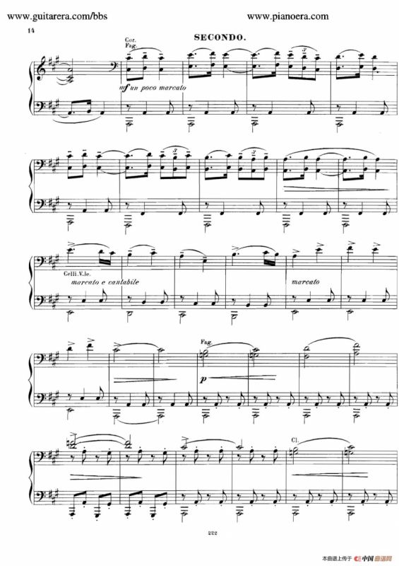 In the Steppes of Central Asia（在中亚细亚草原上·四手联弹版）