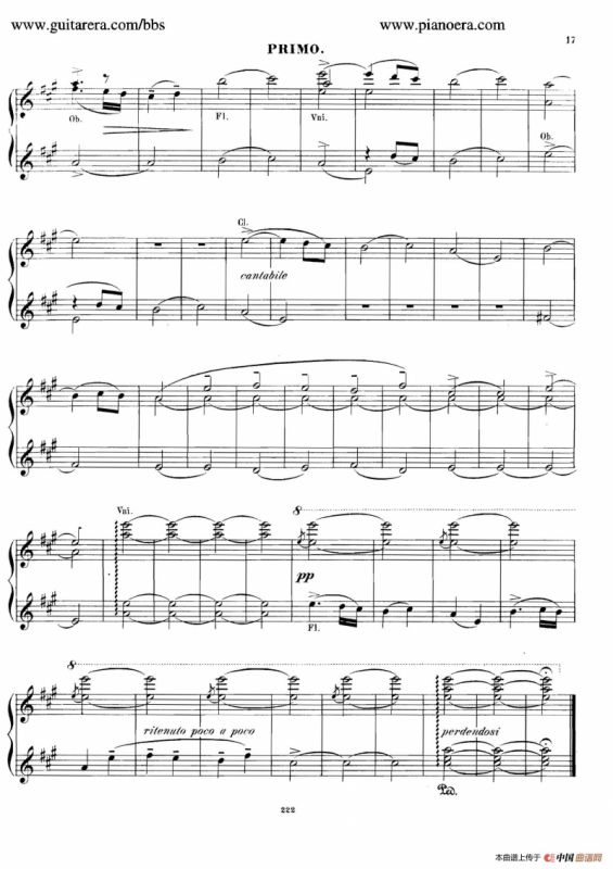 In the Steppes of Central Asia（在中亚细亚草原上·四手联弹版）