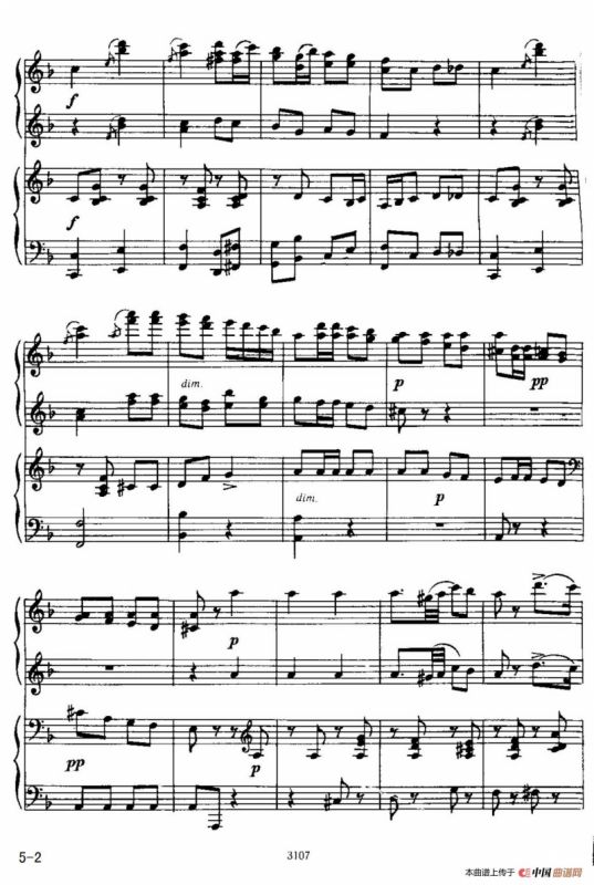 Polka in d Minor（d小调波尔卡·四手联弹）