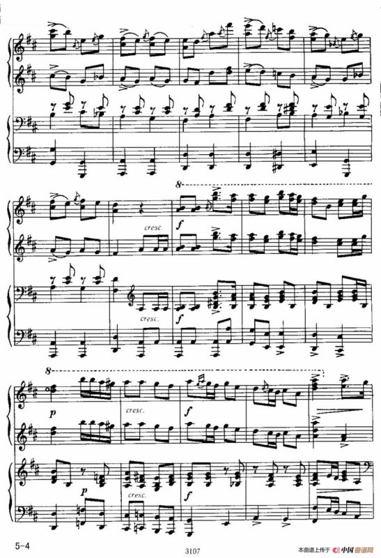 Polka in d Minor（d小调波尔卡·四手联弹）