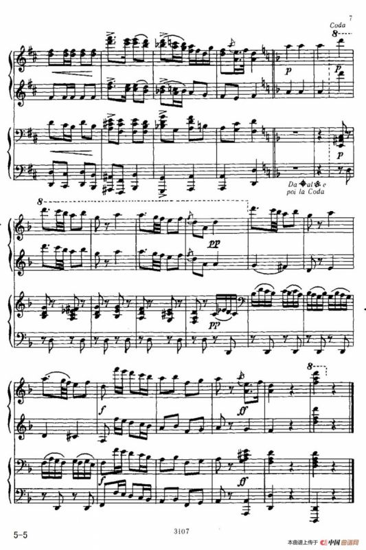 Polka in d Minor（d小调波尔卡·四手联弹）