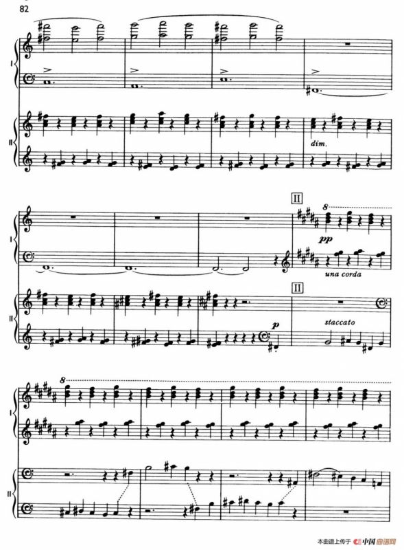 The Planets Op.32（双钢琴）（行星·第六乐章 天王星—魔术师）