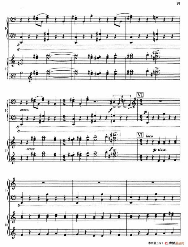 The Planets Op.32（双钢琴）（行星·第六乐章 天王星—魔术师）