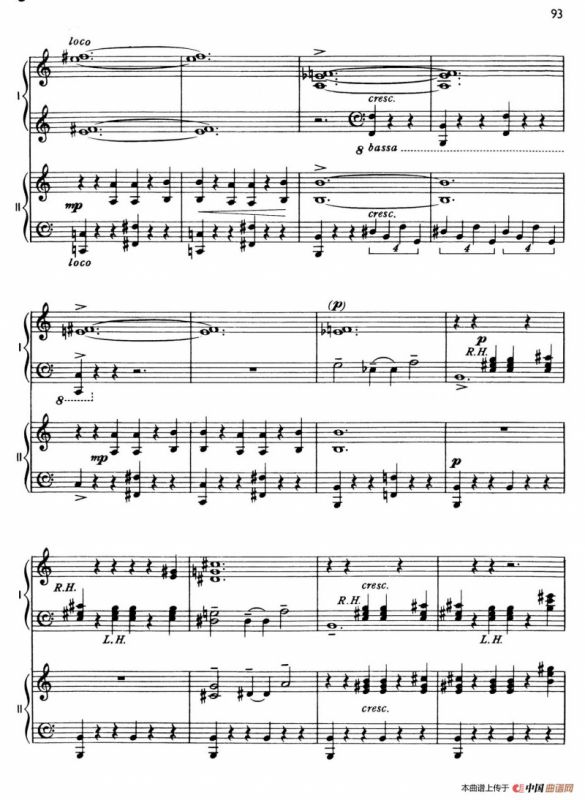 The Planets Op.32（双钢琴）（行星·第六乐章 天王星—魔术师）