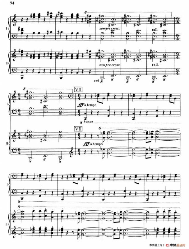 The Planets Op.32（双钢琴）（行星·第六乐章 天王星—魔术师）