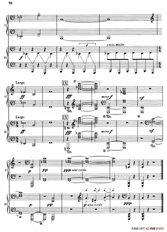 The Planets Op.32（双钢琴）（行星·第六乐章 天王星—魔术师）