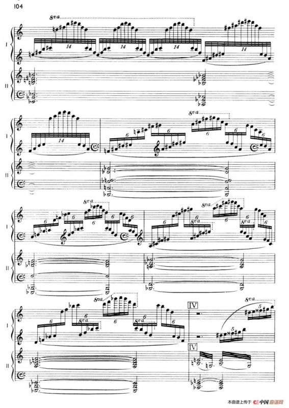 The Planets Op.32（双钢琴）（行星·第七乐章 海王星—神秘主义者）