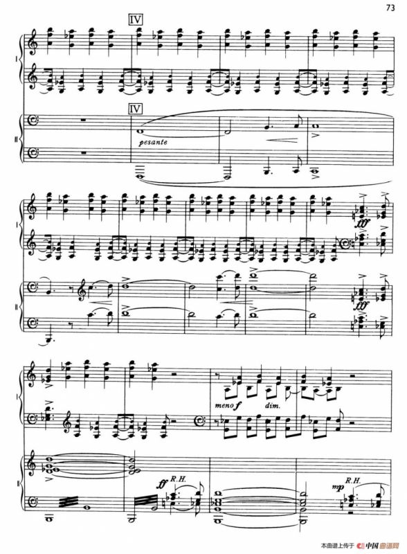 The Planets Op.32（双钢琴）（行星·第五乐章 土星—老年使者）