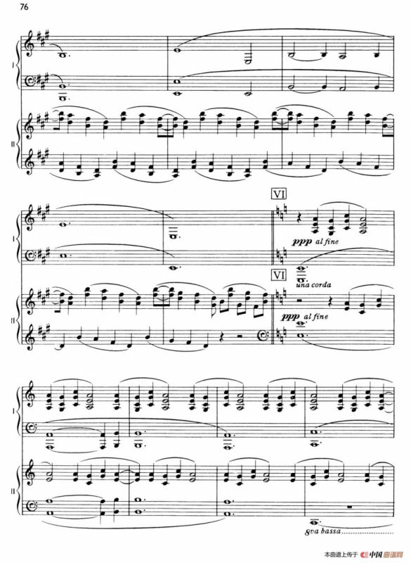 The Planets Op.32（双钢琴）（行星·第五乐章 土星—老年使者）