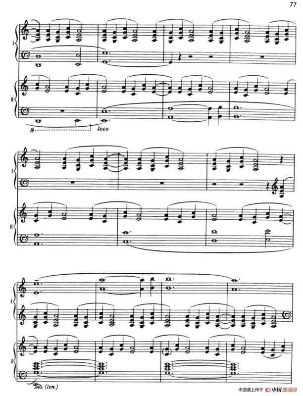 The Planets Op.32（双钢琴）（行星·第五乐章 土星—老年使者）