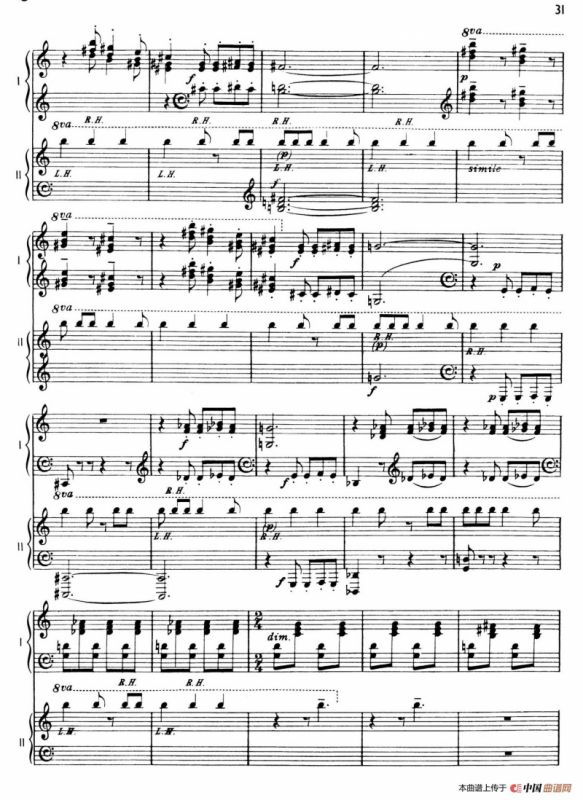 The Planets Op.32（双钢琴）（行星·第三乐章 水星—飞行使者）