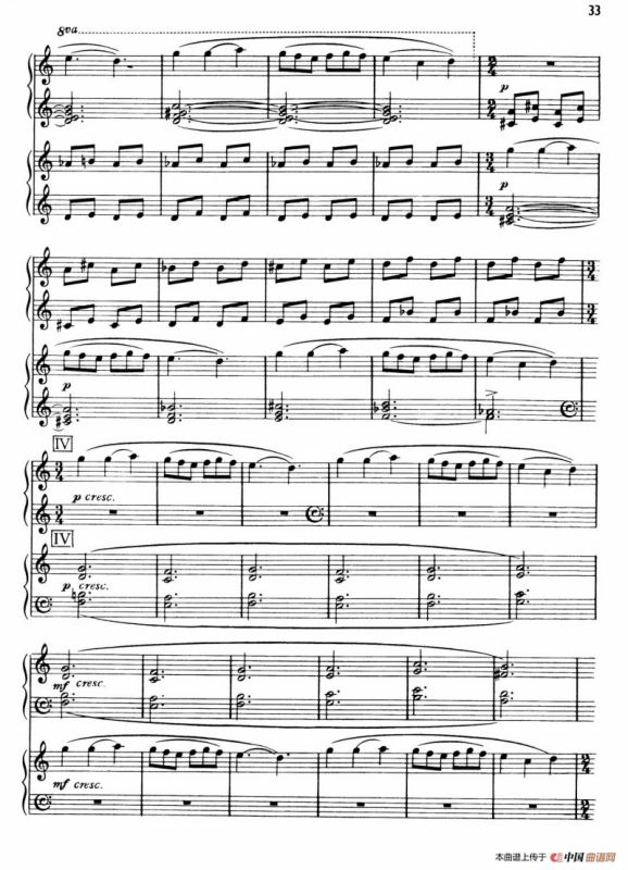 The Planets Op.32（双钢琴）（行星·第三乐章 水星—飞行使者）