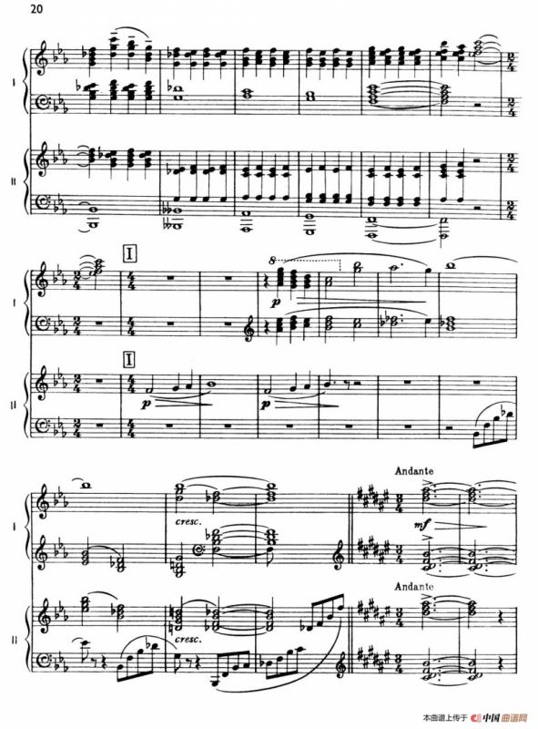 The Planets Op.32（双钢琴）（行星·第二乐章 金星—和平使者）