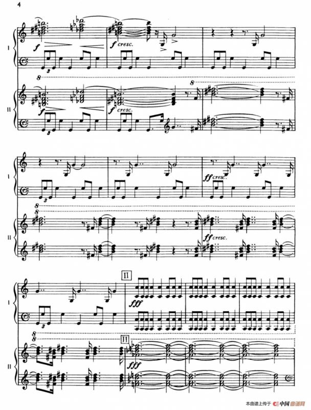 The Planets Op.32（双钢琴）（行星·第一乐章 火星—战争使者）