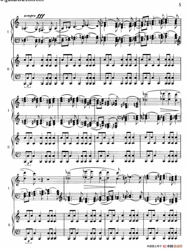 The Planets Op.32（双钢琴）（行星·第一乐章 火星—战争使者）